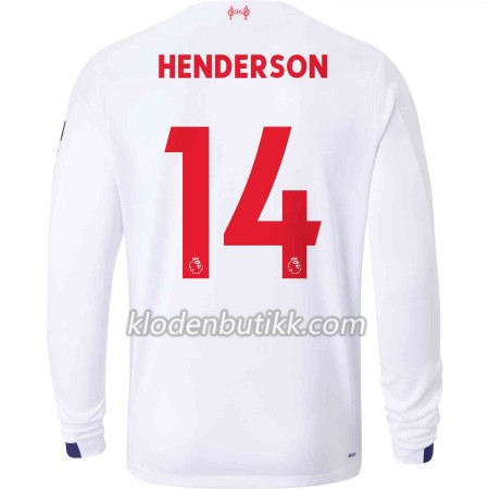 Liverpool Jordan Henderson 14 Borte Fotballdrakt 2019-2020 Langermet
